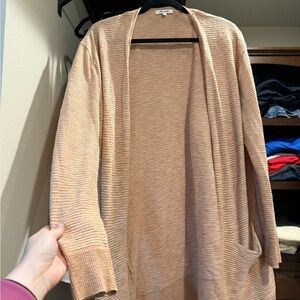 Madewell Light Brown Cardigan Sweater